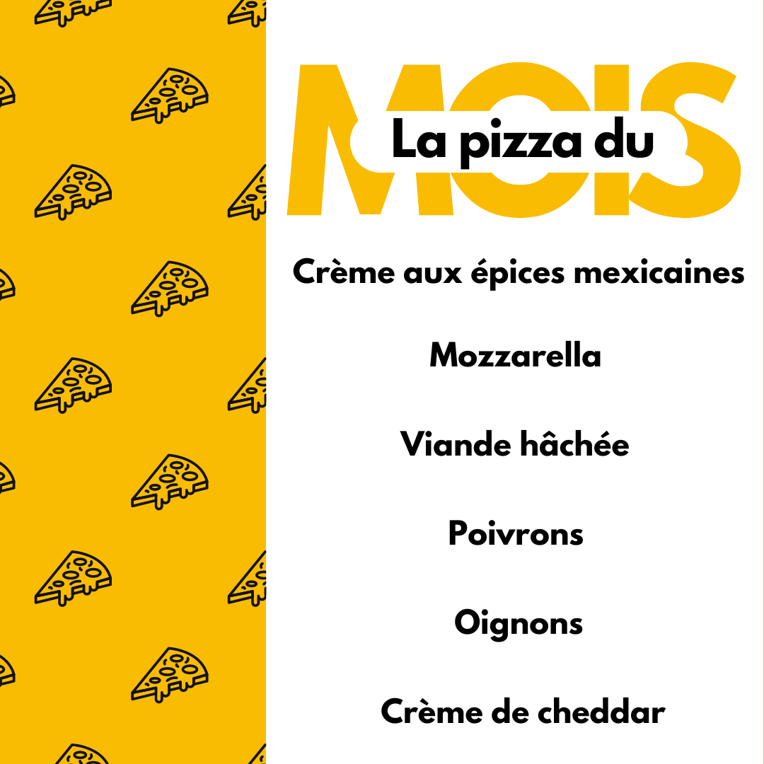 Pizza du Mois d'Avril